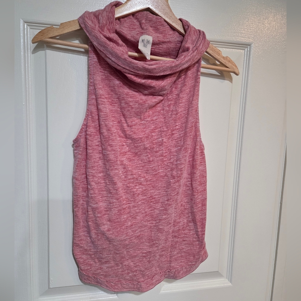We The Free Flowy Heathered Rose Sleeveless Cowl Neck Tank XS - Picture 5 of 10